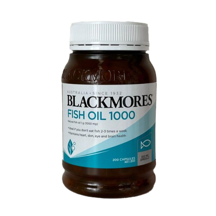 澳洲Blackmores 無腥味魚油1000  200粒裝