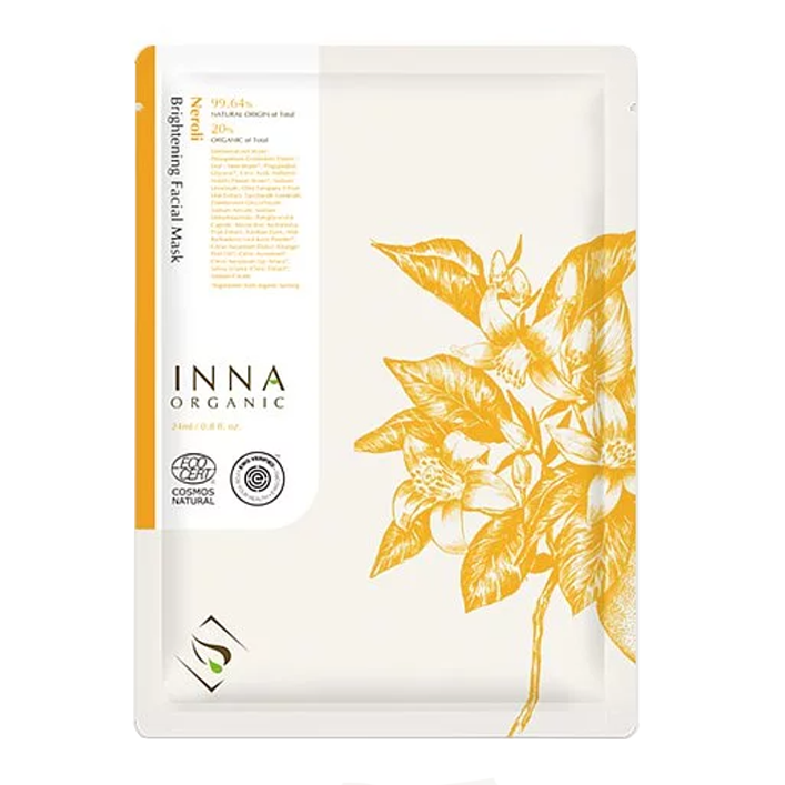 Inna Organic Neroli Whitening Facial Mask - 1pc/ 3 pcs package/ 5 pcs package