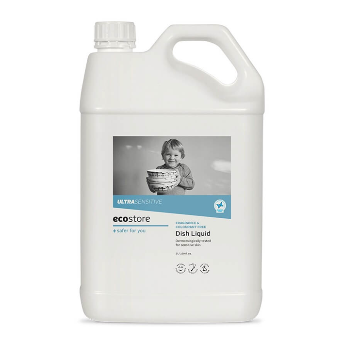 <tc>紐西蘭 Ecostore (低敏感温和; 無添加香味著色劑) 洗碗液 5L - 家庭裝</tc>