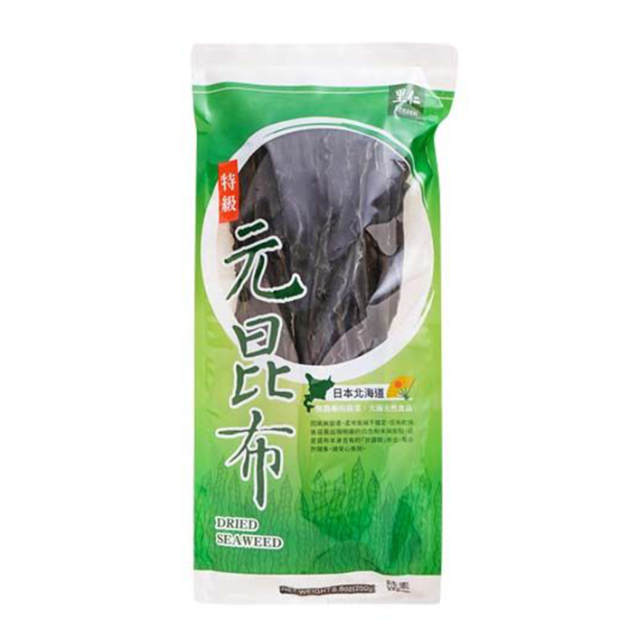 Leezen Hokkaido Kelp(Dried Seaweed) From Hokkaido 250g - First Grade, Natural, Additive-Free