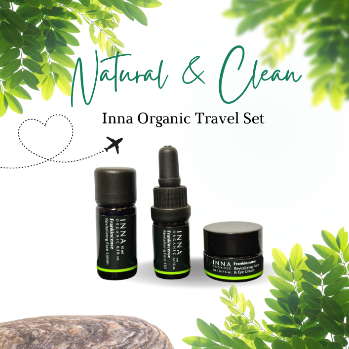 Inna Organic Plant Based Energetic Moisturizing Travel Set