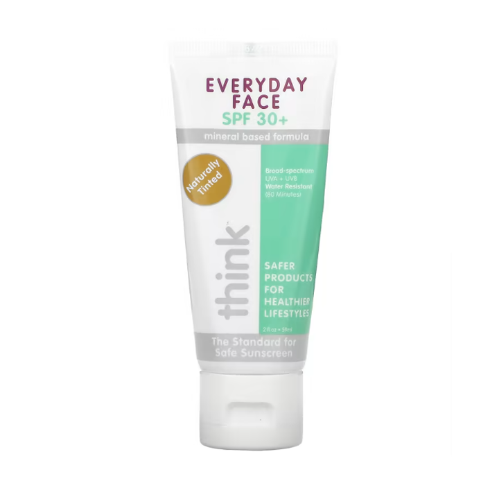 Think, Everyday Face, SPF 30+, Naturally Tinted, 2 fl oz (59 ml)