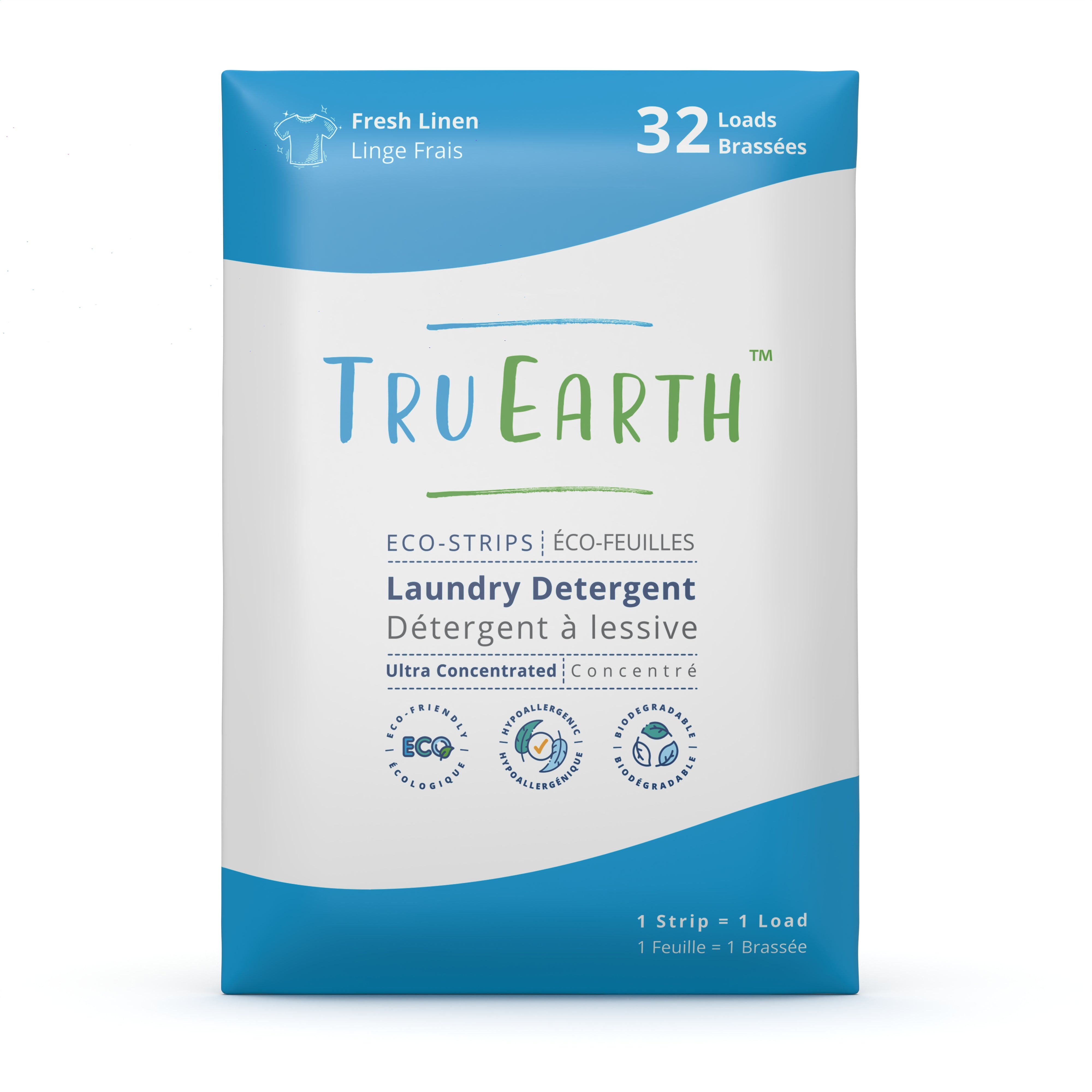 Tru Earth Laundry Strip - Fresh Linen (32 loads)